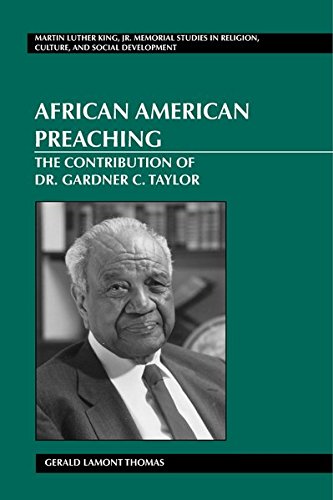 Book cover featuring Dr. Gardner C. Taylor, a portrait in grayscale.