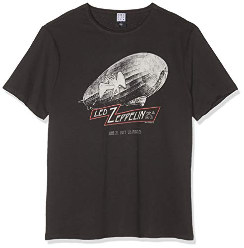Amplified Men's Led Zeppelin-Dazed & Confused T-Shirt, Grey (Charcoal Cc), (Size:XL)