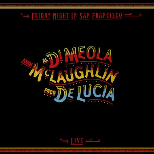 Mclaughlin, Di Meola, Lucia - Friday Night In San Francisco [180 gm LP Coloured Vinyl] [VINYL]