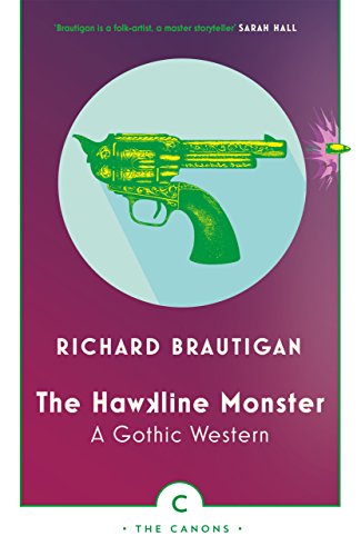 Book cover with purple background, green gun, and white text.