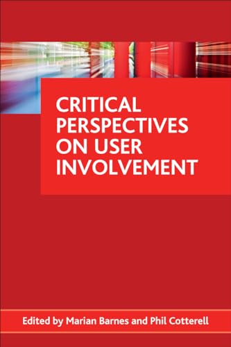 Book cover titled Critical Perspectives on User Involvement with a red background and abstract graphic.