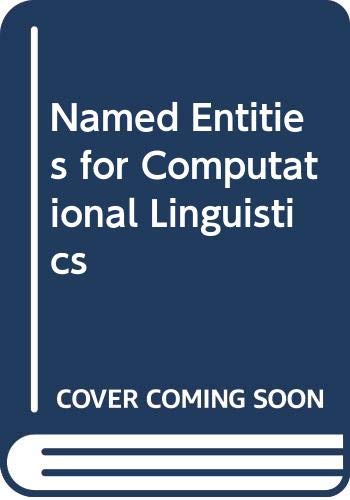 Named Entities for Computational Linguistics