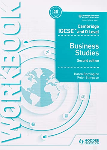 Cambridge IGCSE and O Level Business Studies Workbook 2nd edition