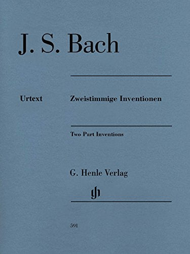 Two Part Inventions - Johann Sebastian Bach - Piano - sheet music - G. Henle Verlag - HN 591