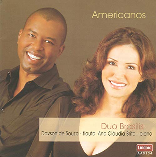 CD cover featuring Duo Brasilis, a man and woman smiling.