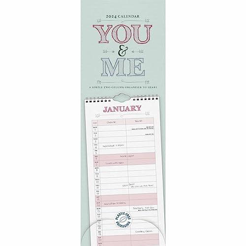 Carousel Calendars You And Me Slim Planner 2024
