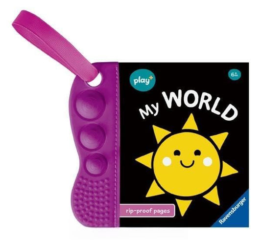 Ravensburger Play+ Infant & Toddler - Flip & Pop: My World : teething book