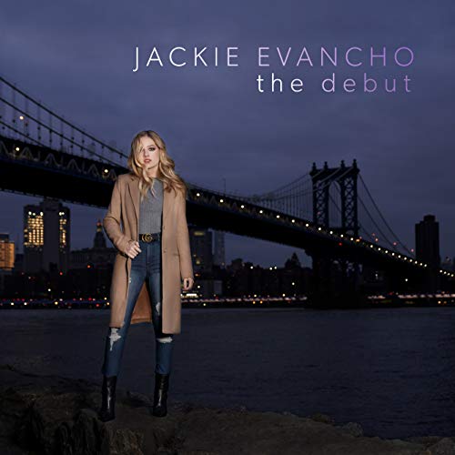 Jackie Evancho poses in front of the Brooklyn Bridge for album cover.