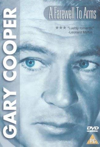 DVD cover for "A Farewell To Arms" featuring Gary Cooper’s face.