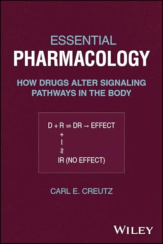 Book cover: "Essential Pharmacology" with a chemical equation diagram.