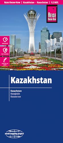 Kazakhstan Map 1:2,000,000 scale : World Mapping Project