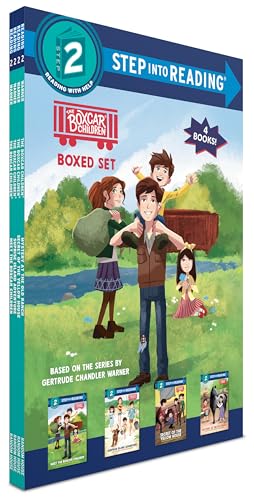 Boxcar Children Step into Reading Boxed Set #1 : Meet the Boxcar Children; Surprise Island Adventure; Secret of the Yellow House;and Mystery at the Old Ranch
