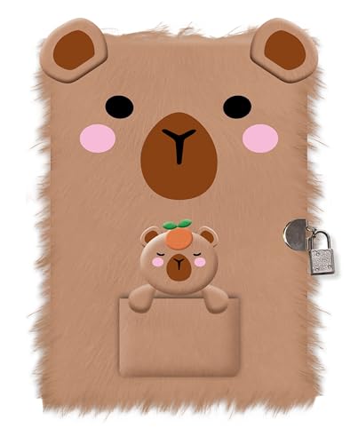 A cartoon bear face with a pocket containing a smaller sleeping bear.