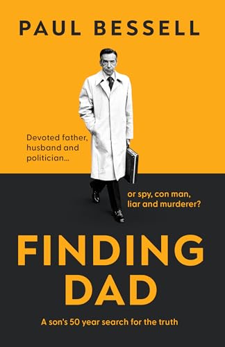 Book cover: "Finding Dad" featuring a man in a light coat.