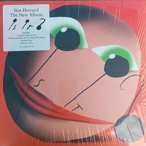 Ben Howard “Is It?” vinyl record with abstract face artwork.