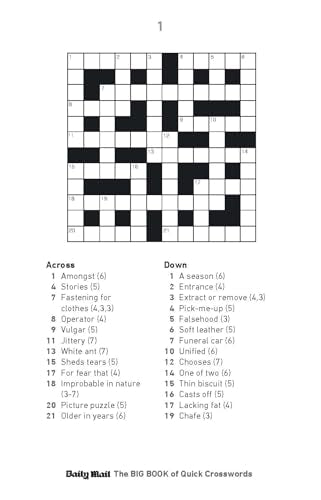 Daily Mail Big Book of Quick Crosswords Volume 7