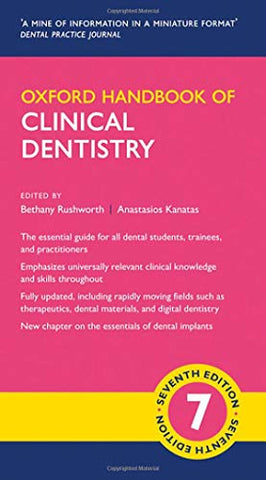 Oxford Handbook of Clinical Dentistry (Oxford Medical Handbooks)