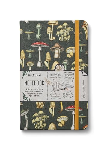 Bookaroo A5 Journal - Botanical Mushroom