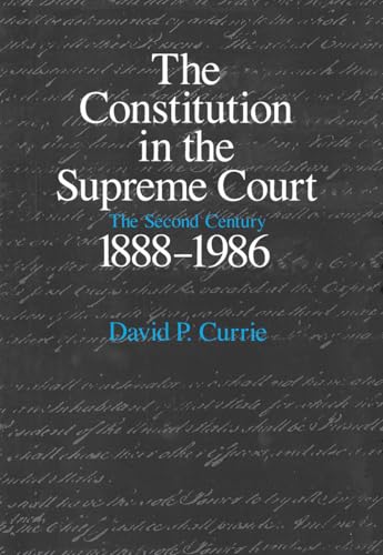 The Constitution in the Supreme Court: Second Century