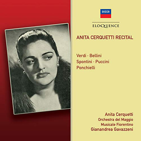 Orchestra Del Maggio Musicale Fiorentino; Gavazzeni - Anita Cerquetti Recital [CD]