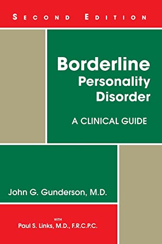 Book cover: "Borderline Personality Disorder: A Clinical Guide," second edition.