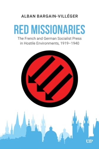 Book cover: "Red Missionaries" with a red circle and city skyline.