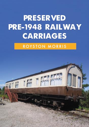 Book cover featuring a vintage, dark-colored railway carriage on tracks.
