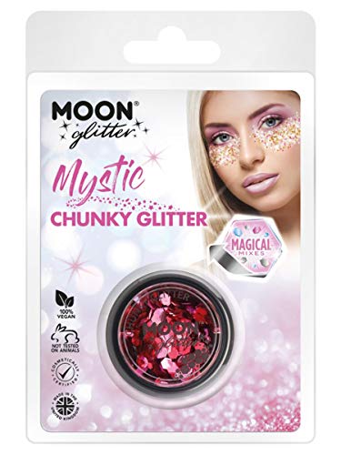 Smiffys Moon Glitter Mystic Chunky Glitter, Mixed Colours