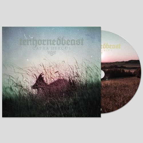 CD case for Tenhornedbeast’s “Capra Hircus” featuring a goat silhouette.