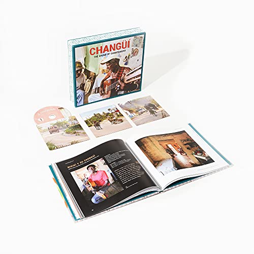 Changui" CD package with booklet, photos of musicians and Cuban scenes.