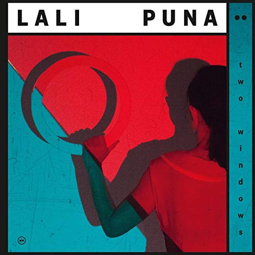 Lali Puna “Two Windows” CD cover: red and teal abstract art.