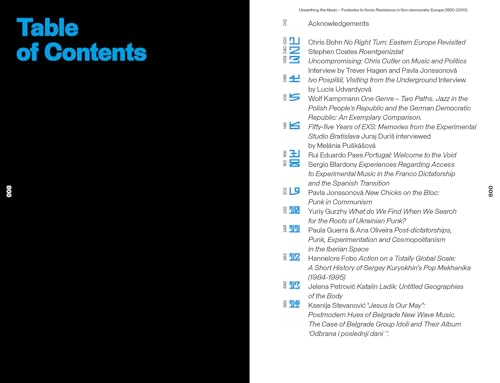 Unearthing the Music : Footnotes to Sonic Resistance in Non-Democratic Europe 1950-2000