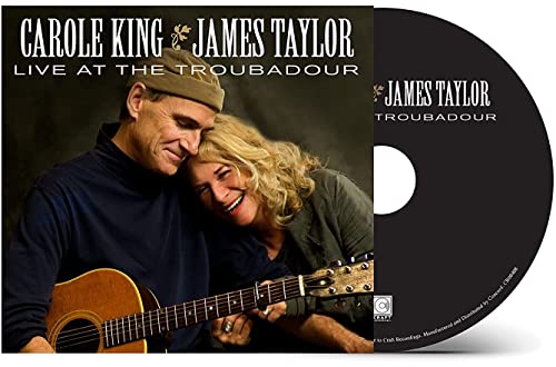 Carole King and James Taylor CD cover, featuring the musicians with guitars.