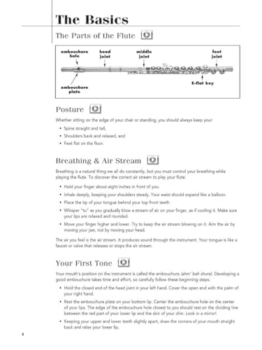 Play Flute Today! Beginner's Pack : Level 1 & 2 Method Book With Audio & Video Access