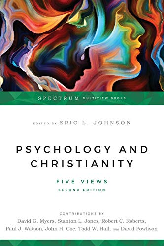 Book cover: "Psychology and Christianity," featuring colorful, abstract faces.