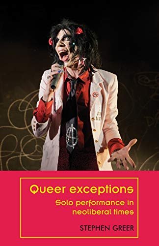 Book cover featuring a performer with red accents and bold text.