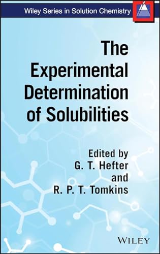 The Experimental Determination of Solubilities