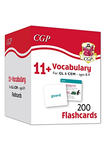 New 11+ Vocabulary Flashcards - Ages 8-9: superb flashcards for the eleven plus (CGP 11+ Vocabulary Flashcards)