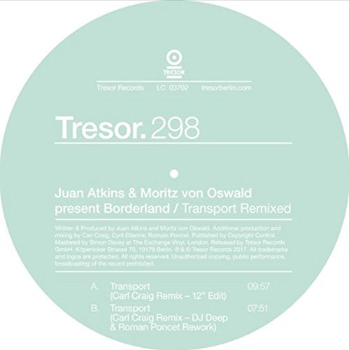 Juan Atkins And Moritz Von Osw - Transport Remixed [VINYL]