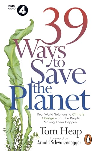 Book cover: "39 Ways to Save the Planet" with green foliage.