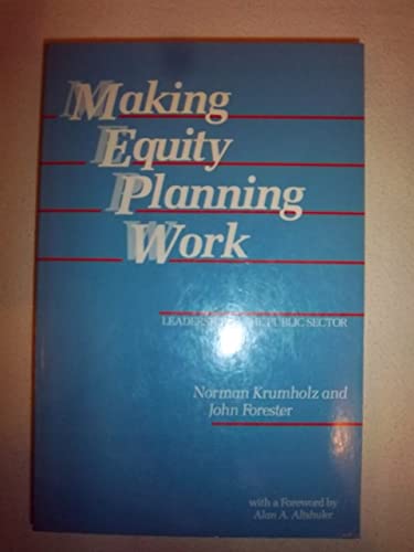 Making Equity Planning Work: Leadership in the Public Sector