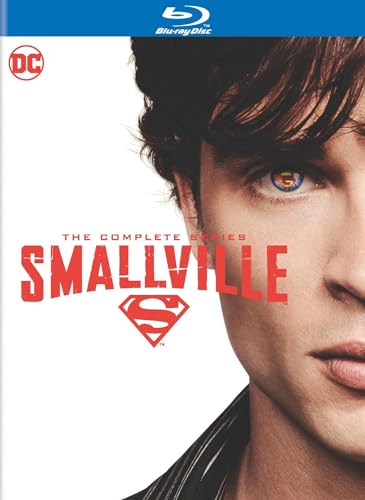 Smallville Blu-ray cover featuring Tom Welling with a Superman logo.