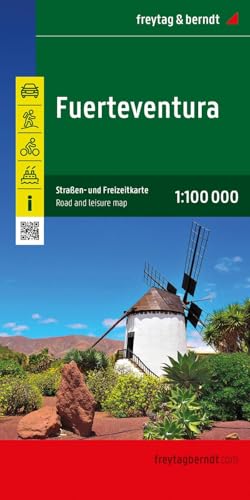 Fuerteventura Road and Leisure Map