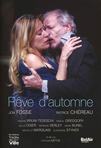A man and woman embrace closely on the Rêve d'automne DVD cover.