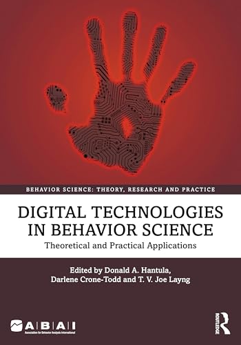 Book cover: red background with a digital handprint and title text.