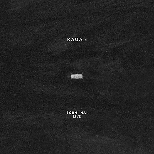 CD cover for Kauan’s “Sorni Nai Live” album, dark grainy texture.