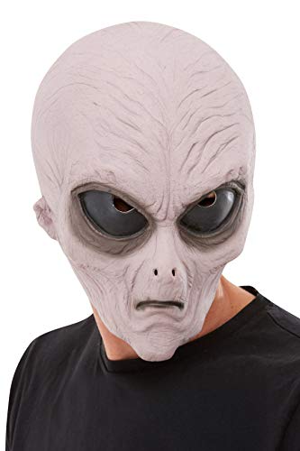 Smiffys 50828 Alien Latex Mask, Unisex Adult, Purple