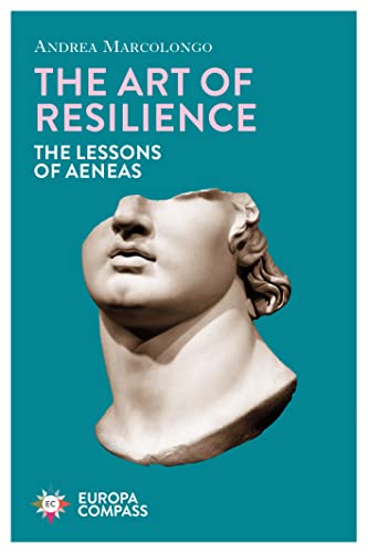 Book cover: "The Art of Resilience" with a classical bust image.