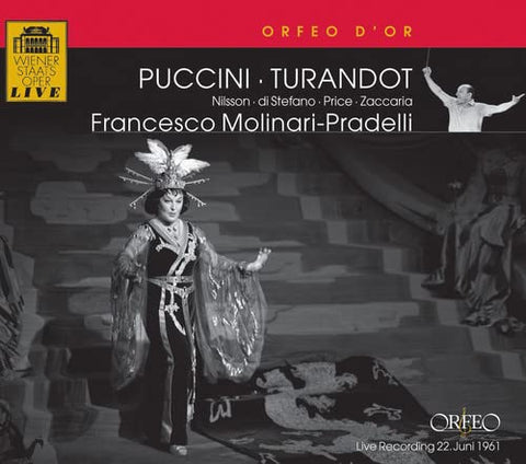 Various - Puccini - Turandot (Nilsson/di Stefano/Vienna State Opera/Molinari-Pradelli 1961) [CD]