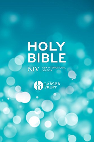 NIV Larger Print Blue Hardback Bible